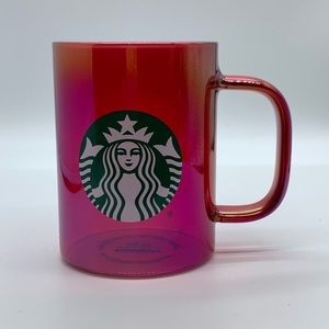 Starbucks Pink Iridescent Coffee Mug 14 ounce